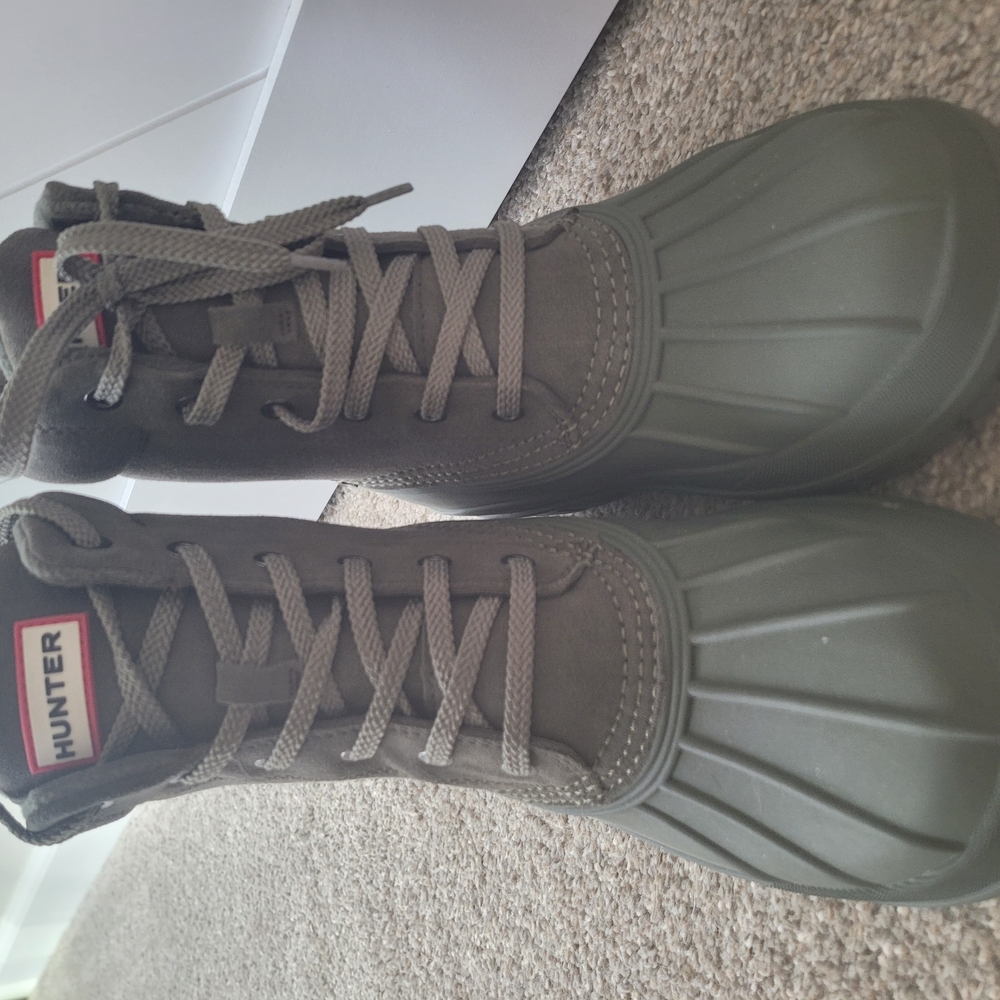 Hunter Men's Green Boots